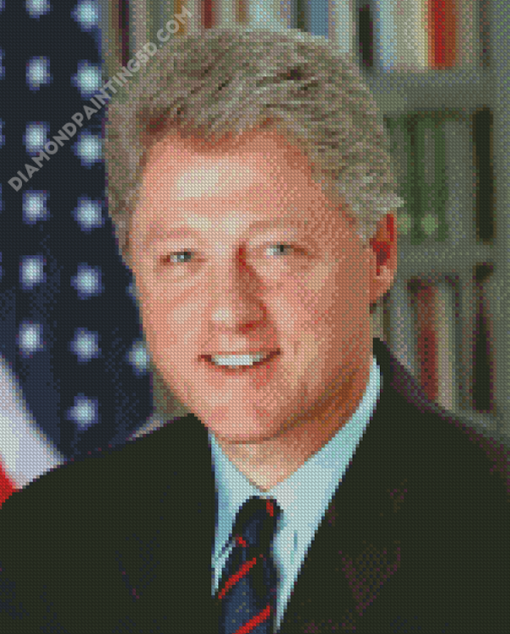 President Bill Clinton Diamond Paintings