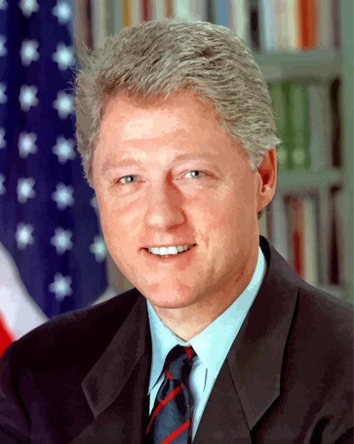 President Bill Clinton Diamond Paintings