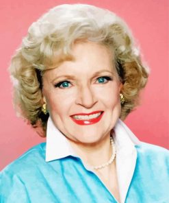 Pretty Betty White Diamond Paintings