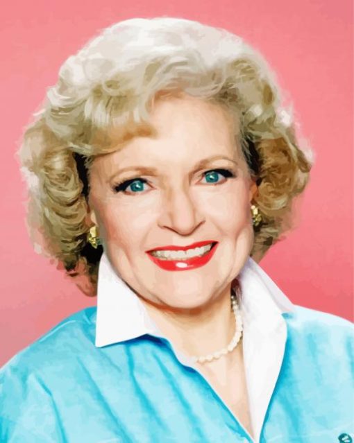 Pretty Betty White Diamond Paintings