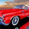 Red Tbird Car Diamond Paintings