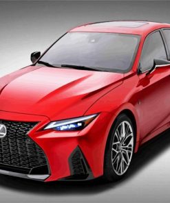 Red Lexus Diamond Paintings