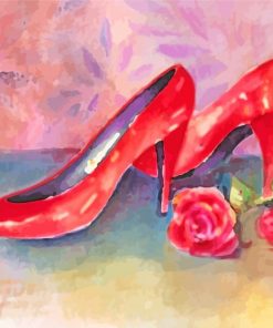 High Heels Red Shoes Diamond Paintings