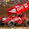 Red Sprint Car Diamond Paintings