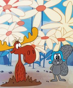 Rocky And Bullwinkle Diamond Paintings