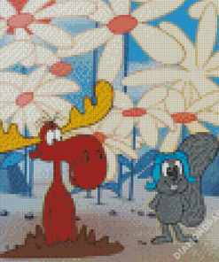 Rocky And Bullwinkle Diamond Paintings