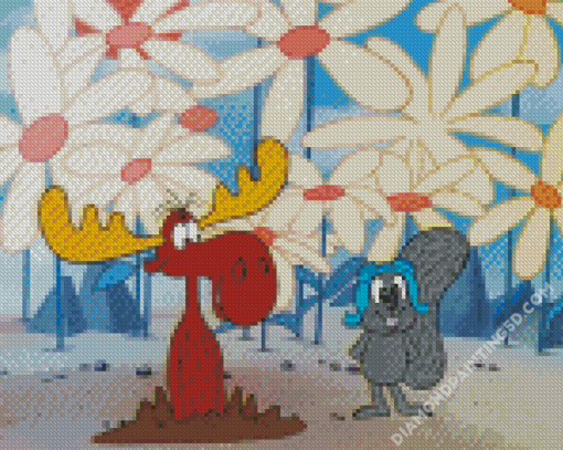 Rocky And Bullwinkle Diamond Paintings