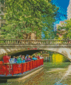 San Antonio River Walk Diamond Paintings