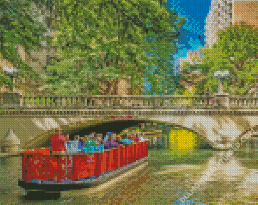 San Antonio River Walk Diamond Paintings