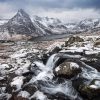 Snowy Mountain Stream Diamond Paintings