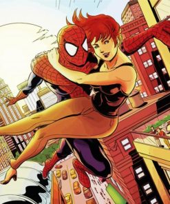 Spider Man And Mary Jane DC Diamond Paintings