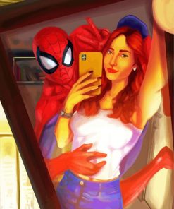 Spider Man And Mary Jane Diamond Paintings