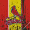 Splatter St Louis Cardinals Diamond Paintings