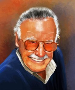 Stan Lee Portrait Diamond Paintings