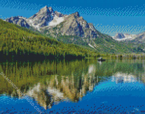 Stanley lake Idaho Diamond Paintings