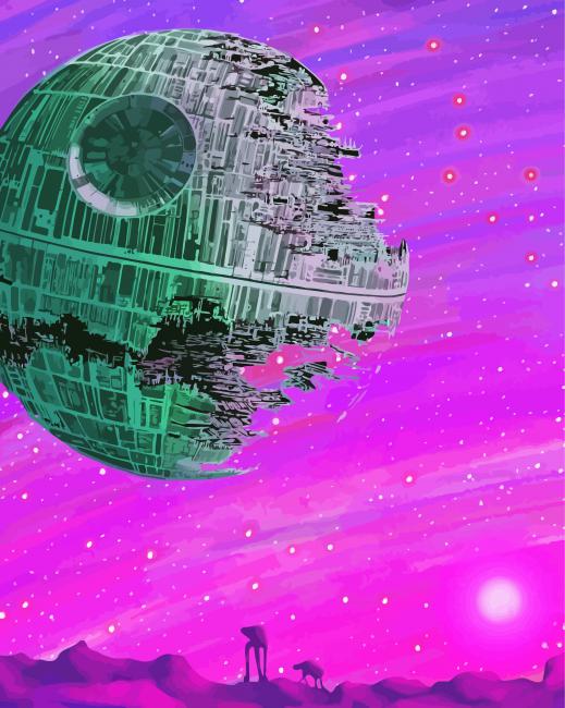 Star Wars Death Star Diamond Paintings