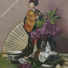 Vintage Japanese Doll Diamond Paintings