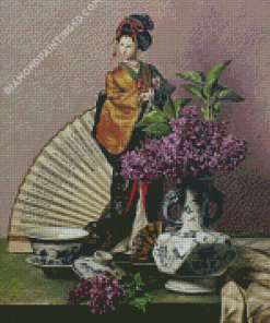 Vintage Japanese Doll Diamond Paintings