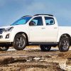 White Isuzu D Max Diamond Paintings