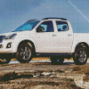 White Isuzu D Max Diamond Paintings