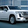 White Toyota Landcruiser Diamond Paintings