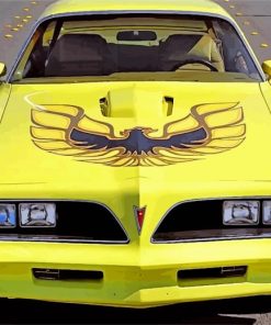 Yellow 78 Firebird Trans Am Diamond Paintings