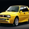 Yellow Lancia Diamond Paintings