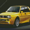 Yellow Lancia Diamond Paintings