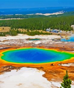 Yellowstone National Park Idaho USA Diamond Paintings