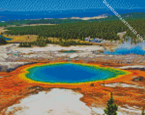 Yellowstone National Park Idaho USA Diamond Paintings