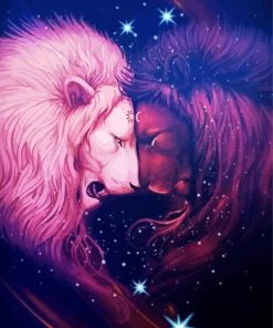 Aesthetic Yin Yang Lion Diamond Paintings