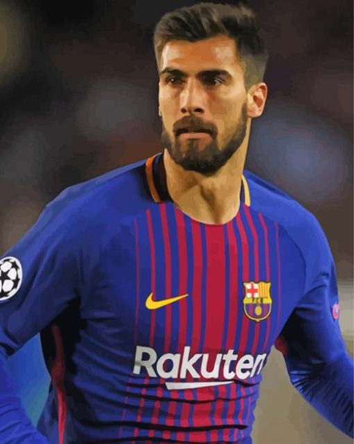 Andre Gomes Barcelona Player Diamond Paintings