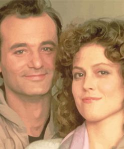 Bill Murray and Sigourney Weaver Diamond Paintings