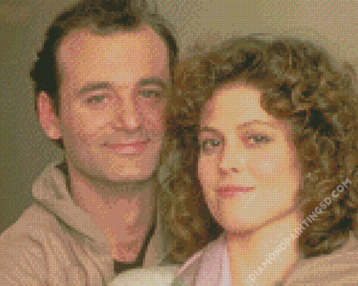 Bill Murray and Sigourney Weaver Diamond Paintings