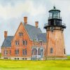 Block Island Lighthouse Art Diamond Paintings