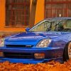 Blue Honda Prelude Diamond Paintings