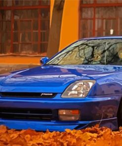 Blue Honda Prelude Diamond Paintings