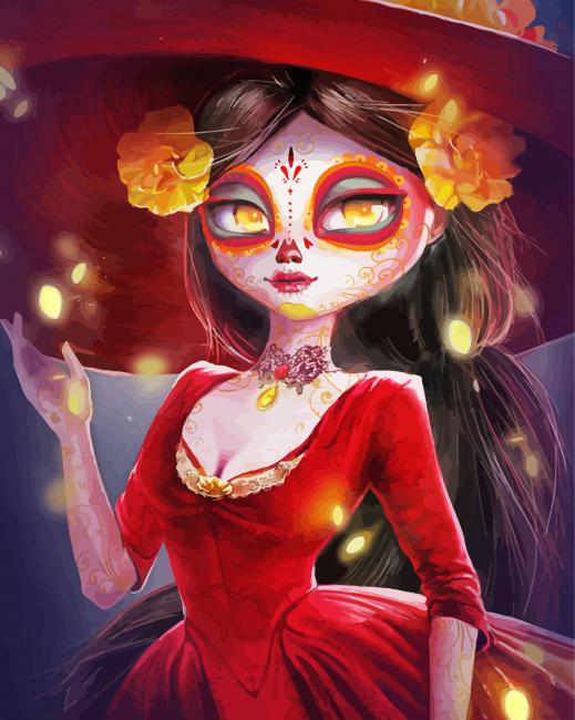 Book Of Life La Muerte Diamond Paintings