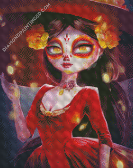 Book Of Life La Muerte Diamond Paintings