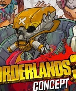 Borderlands 3 Game Poster Diamond Paintings