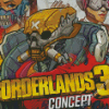 Borderlands 3 Game Poster Diamond Paintings