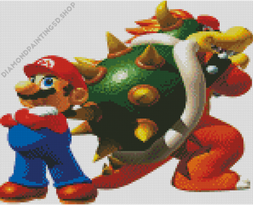 Bowser Art Diamond Paintings