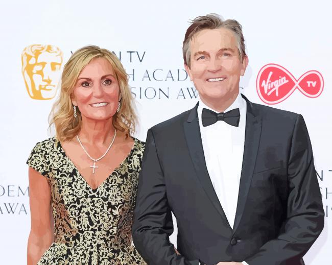 Bradley Walsh With His Wife Diamond Paintings