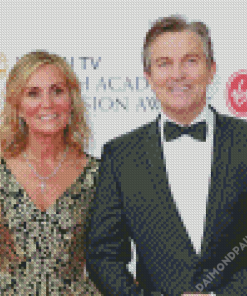 Bradley Walsh With His Wife Diamond Paintings