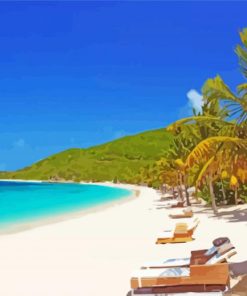 British Virgin Islands Beach Diamond Paintings