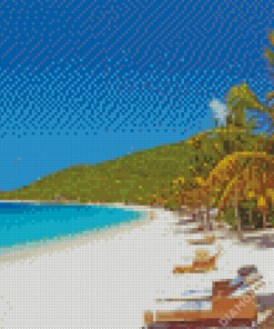 British Virgin Islands Beach Diamond Paintings