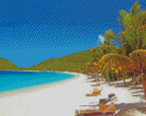 British Virgin Islands Beach Diamond Paintings