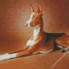 Brown Podenco Diamond Paintings