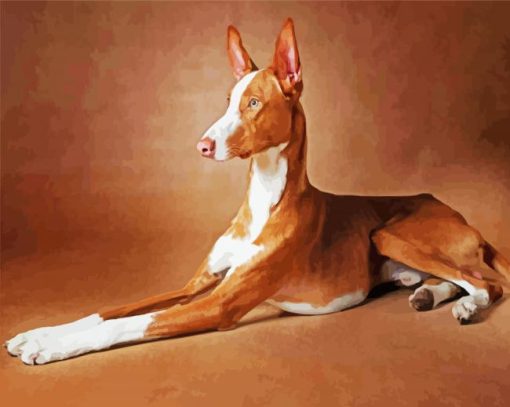 Brown Podenco Diamond Paintings