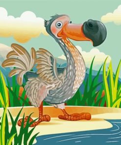 Cartoon Dodo Bird Diamond Paintings